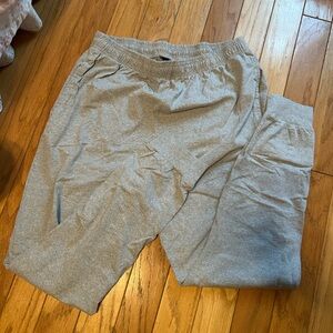 Men's Light Gray Jogger Sweatpants - Casual Athletic Fit